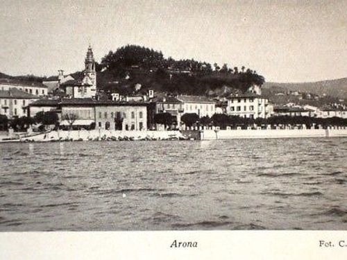Foto arona cartina del - arona,
