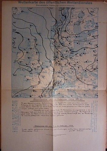 Wetterkarte des öffentlichen