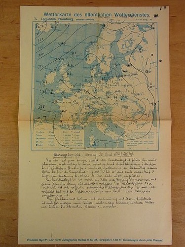 Wetterkarte des öffentlichen